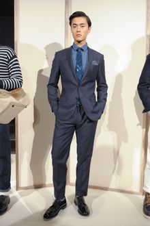 J.Crew Fall 2012 Long Sleeve Blue Formal Shirt - Lyst