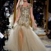 Marchesa Fall 2012 Silver Studded Clutch in Gold - Lyst