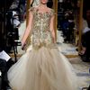 Marchesa Fall 2012 Silver Studded Clutch in Gold - Lyst