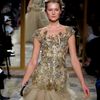Marchesa Fall 2012 Silver Studded Clutch in Gold - Lyst