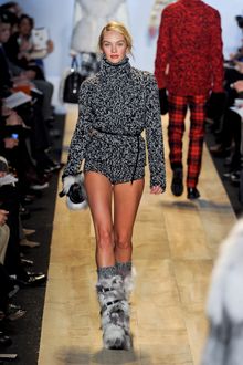 Michael Kors Fall 2012 Wool Formal Mini Shorts in Grey  - Lyst