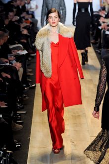 Michael Kors Fall 2012 High Heel Platform Sandals in Red - Lyst