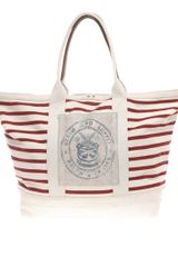 Ralph Lauren Denim &supply Stripe Canvas Tote