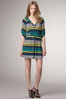 Shoshanna Resse Striped Day Dress - Lyst