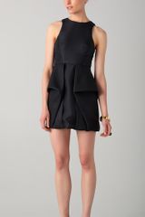 Tibi Sleeveless Open Back Dress