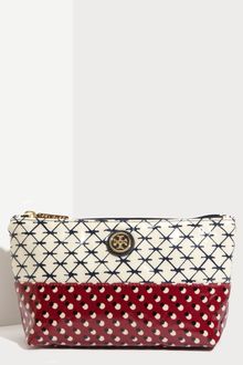 Tory Burch Coated Poplin Cosmetic Case - Lyst