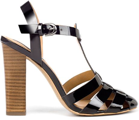 Zara High Heel Jelly Shoe in Black | Lyst