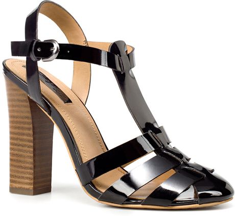 Zara High Heel Jelly Shoe in Black | Lyst
