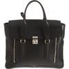 3.1 Phillip Lim Pashli Satchel in Black (silver) - Lyst