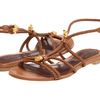 Alexander Mcqueen Flat  Sandals in Brown (h) - Lyst