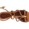 Alexander Mcqueen Flat  Sandals in Brown (h) - Lyst