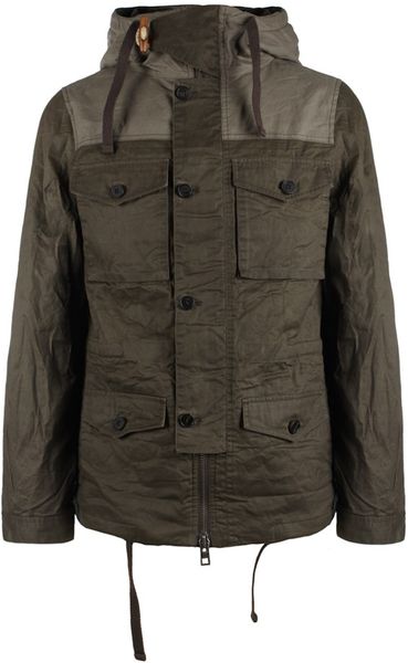 Allsaints Sierra Jacket in Khaki for Men - Lyst
