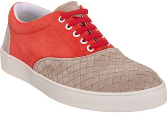 Bottega Veneta Two-tone Low-top Sneaker - Lyst