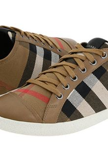 Burberry Check Trainer - Lyst