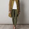 Burberry Prorsum Oversized Linen Parka in Khaki (green) - Lyst