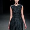 Calvin Klein Fall 2012 Sleeveless Mid Length HourGlass Shape Sculpted Dress In Dark Grey  in Gray - Lyst
