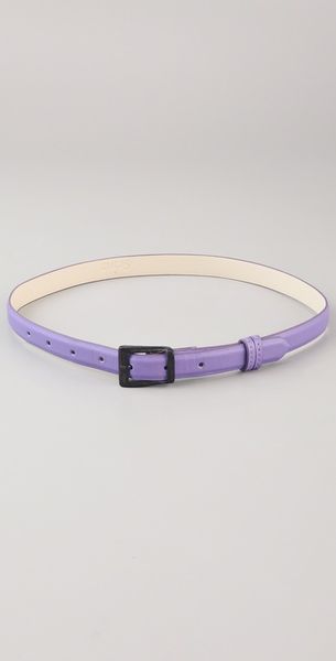 Cut25 Skinny Belt in Purple - Lyst