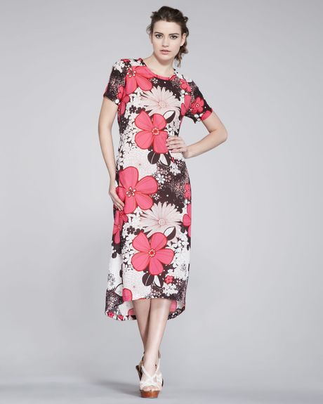 dvf floral dress