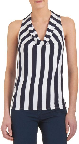 Ella Moss Sleeveless Vertical Stripe Top - Lyst