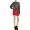 Etoile Isabel Marant Crop Sweater in Gray (anthracite) - Lyst