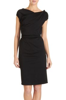 Jil Sander Drape Front Dress - Lyst
