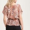 Joie Top Texas Silk Floral in Pink (paprika) - Lyst