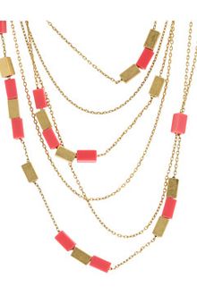 Juicy Couture Beaded Multi Strand Necklace - Lyst