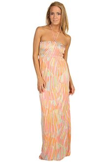 Juicy Couture Sunburst Strapless Maxi Dress - Lyst