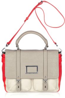 Marc By Marc Jacobs Werdie Color-block Leather Satchel - Lyst