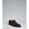 Mezlan Brown Suede Nello Double Monk Straps in Brown for Men - Lyst