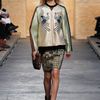 Proenza Schouler Fall 2012 Fur Trimmed Fold Over Clutch in Brown - Lyst