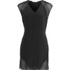 T By Alexander Wang Vneck Dress in Black - Lyst