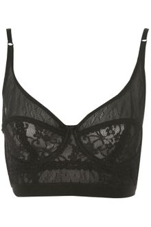 Topshop Lace Bralet - Lyst