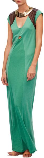 Vpl Sleeveless Dress in Green - Lyst