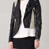 Yigal Azrouel Lambskin Jacket with Elbow Vents in Black (jet) - Lyst