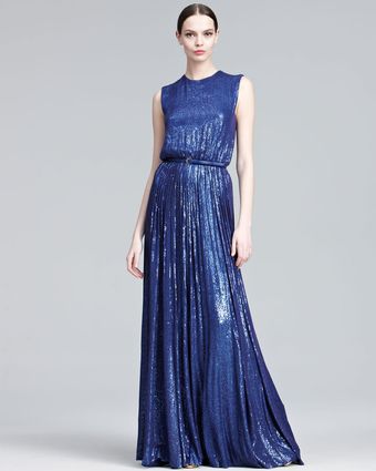  Mini-sequined Gown 