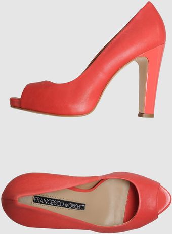 Francesco Morichetti Pumps with Open Toe - Lyst