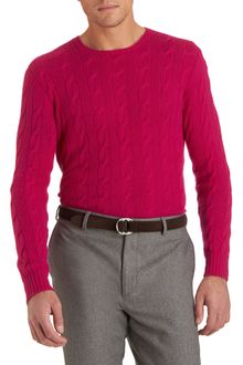 Ralph Lauren Purple Label Crewneck Sweater - Lyst