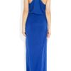 Chinti And Parker Twisted Halterneck Bamboojersey Maxi Dress in Blue (bamboo) - Lyst