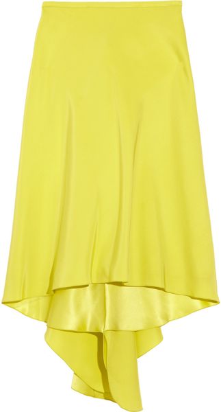  Ruffled-back Silk Skirt 