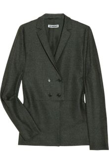 Jil Sander Asymmetric Woven Jacket - Lyst