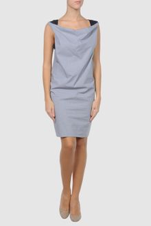 Jil Sander Navy Short Dress - Lyst
