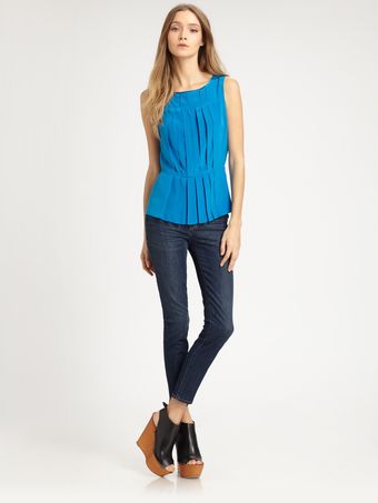 Marc By Marc Jacobs Silk Crepe-de-chine Blouse - Lyst