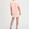 Marc By Marc Jacobs Dia Ticking Stripe Dress in Pink (orange) - Lyst