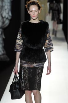 Mulberry Fall 2012 Black Leather Skinny Belt - Lyst