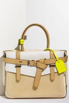 Reed Krakoff Boxer Tricolor Leather Satchel - Lyst