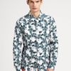 Richard Chai Irisprint Sportshirt in Blue for Men (navy) - Lyst
