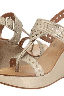 Sigerson Morrison Laser cut wedge - Lyst