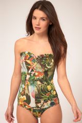 Ted Baker Jungle Print Suit With Pleated Detail