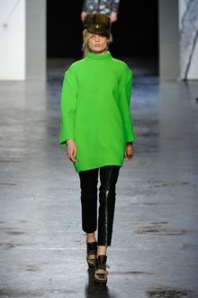 Acne Fall 2012 Black Cropped Leather Pants - Lyst